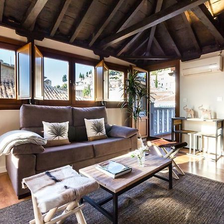 Apartamento Fantástico ático con terraza y vistas en el centro Granada Exterior foto
