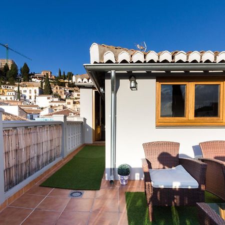 Apartamento Fantástico ático con terraza y vistas en el centro Granada Exterior foto