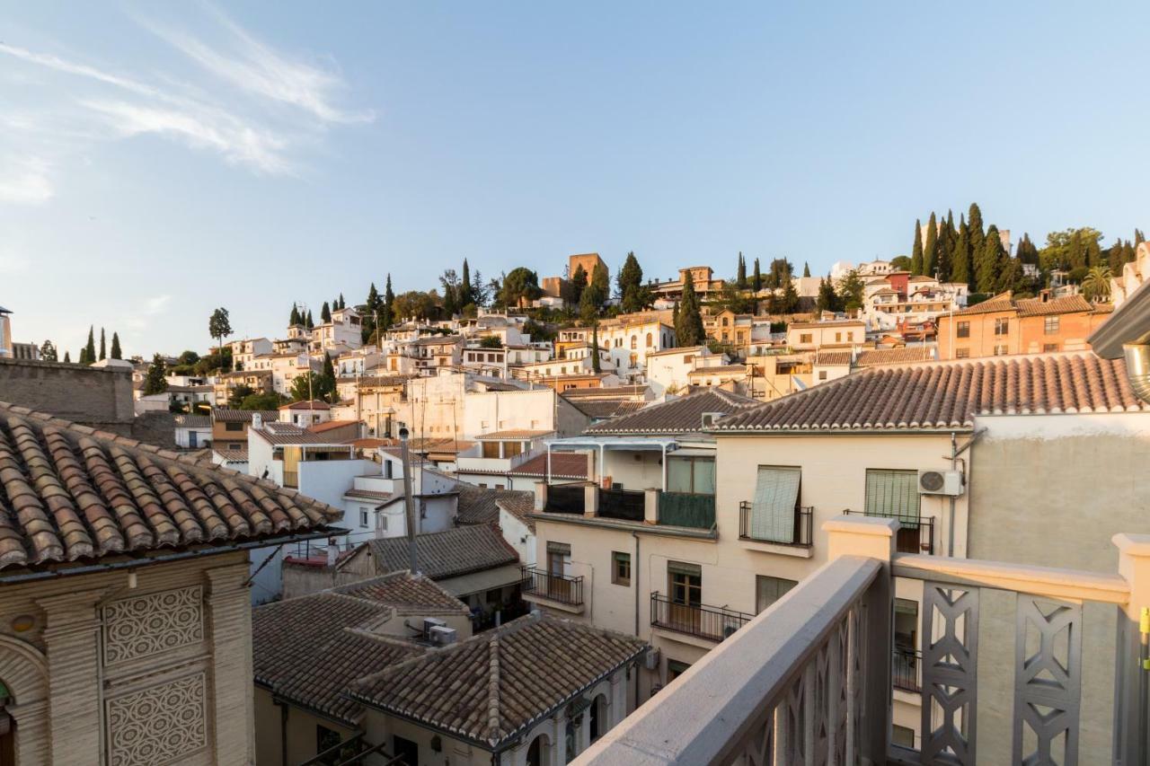 Apartamento Fantástico ático con terraza y vistas en el centro Granada Exterior foto