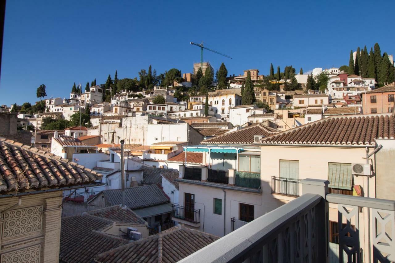 Apartamento Fantástico ático con terraza y vistas en el centro Granada Exterior foto