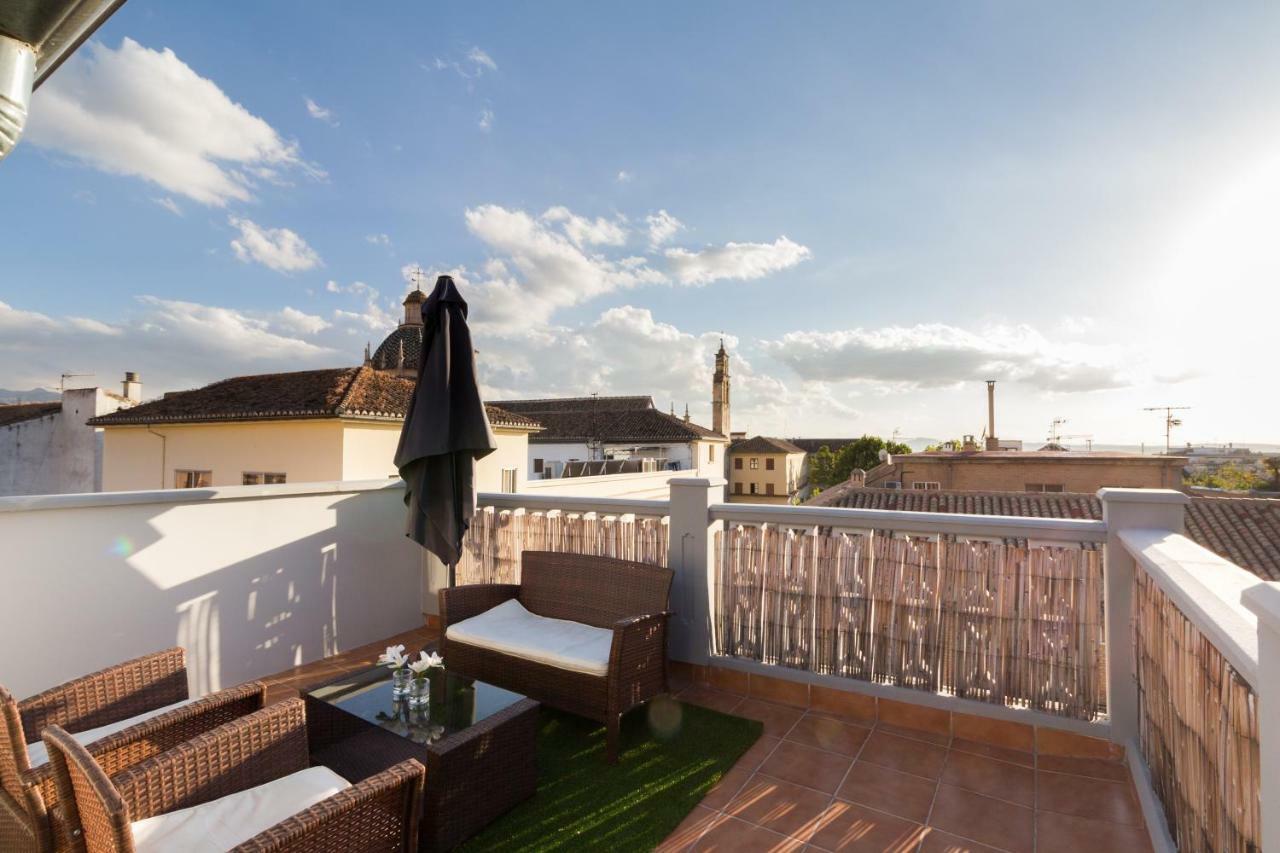 Apartamento Fantástico ático con terraza y vistas en el centro Granada Exterior foto